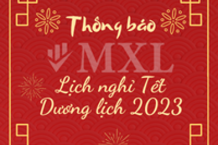 [THÔNG BÁO] Lịch nghỉ Tết Dương lịch 2023